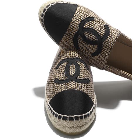 chanel espadrilles black friday|chanel espadrilles beige and black.